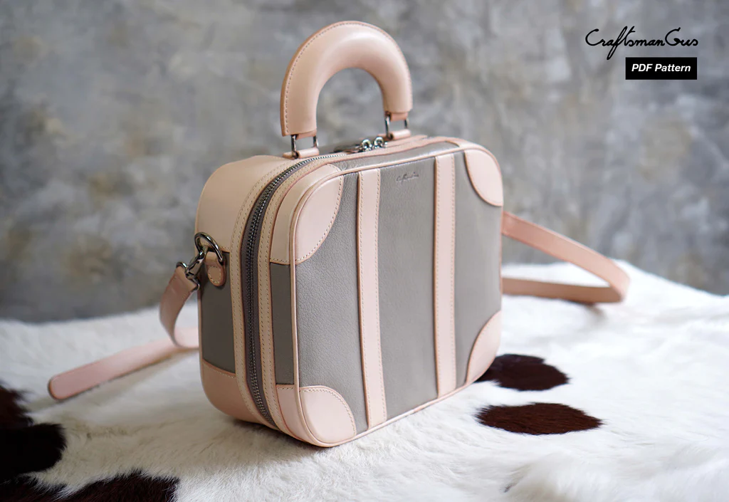 Mini Luggage Bag Pattern - Craftsmangus Leather Bag Pattern Instance ...